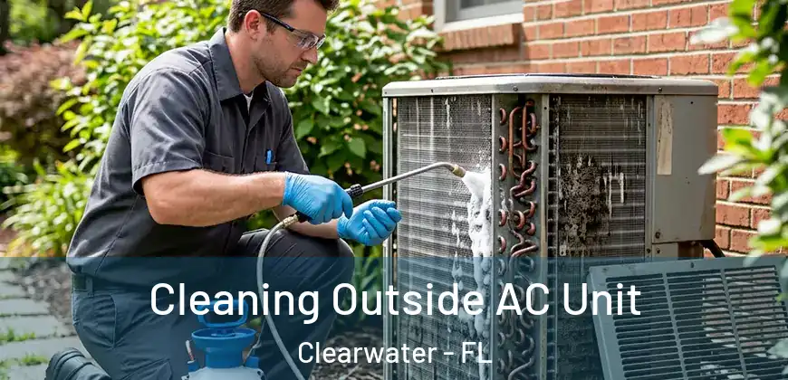  Cleaning Outside AC Unit Clearwater - FL